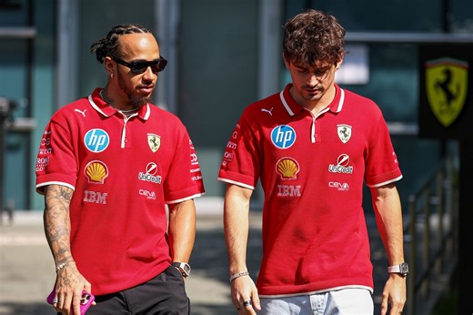“Clown show”: Fans react as Ferrari diagnose issues Lewis Hamilton & Charles Leclerc got severely affected by