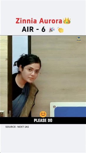 Her Interest is Debating🤭💀 Zinnia Aurora AIR 6 | UPSC 2025 Interview by NEXT IAS #ias #motivation