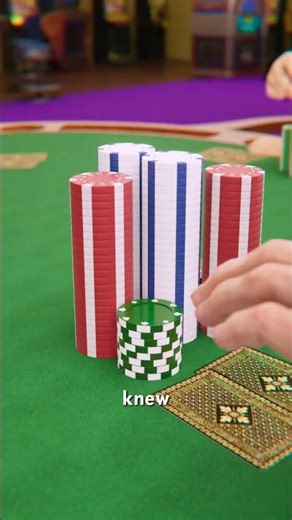 He Stabbed A Knife Into The Poker Table 😳