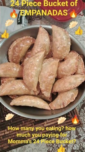 Baked Empanadas Beef Chicken Cheese Onions Peppers, 24 Piece Best Tasting, How many can you eat? 🥟🔥👍