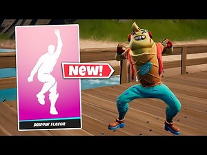 NEW DRIPPIN FLAVOR (LIL WHIP) Emote Gameplay in Fortnite!