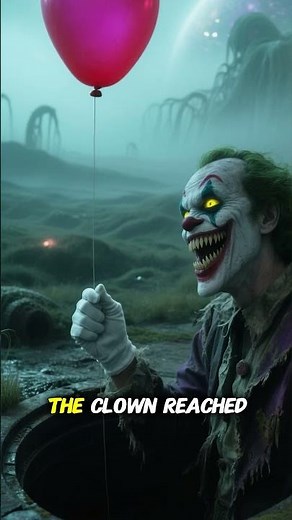 Pennywise Appears! Terrifying Red Balloon Horror Short 👁️🎈