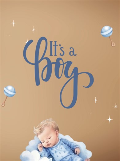 Welcome Baby Boy: Heartwarming Announcement Video