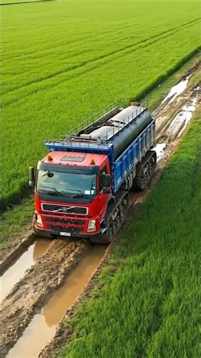 Ep 01: How Tracked Trucks Move on Soft Ground | Heavy Equipment Explained #TrackedTruck #Engineering