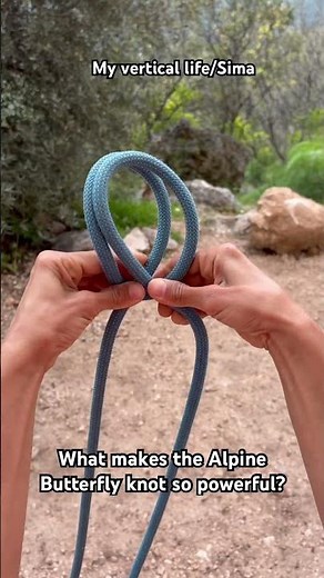 What makes the Alpine Butterfly knot so powerful? How can I tie it in the simplest way?
