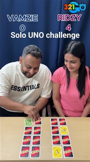 UNO in 5 turns! Can you beat this? 🔥 3 2 1 GO! #321GO #UnoChallenge #FunGames ‪@UNO‬ ‪@Mattel‬