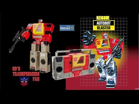 Transformers G1 BLASTER Walmart Reissue Toy Review