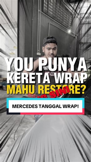DAH TAHU WRAP BURUK? Polishing Mercedes Anda!