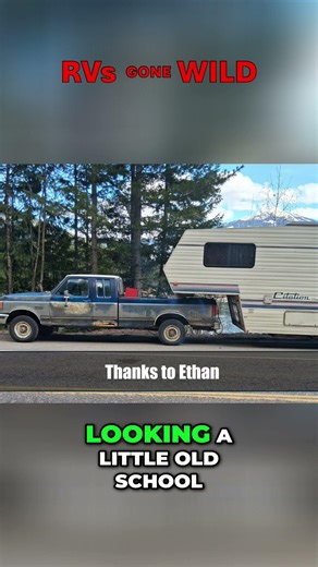 Old RV Fire vs Cool Retro Camper What's Your Vibe
