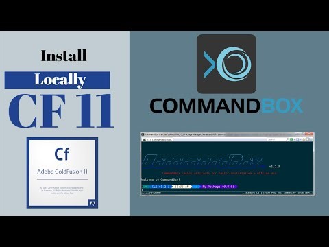 How to install ColdFusion 11 using Commandbox