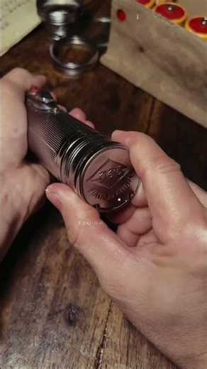 Reliving the Past: Assembling a Vintage Chrome Flashlight #VintageTech #Nostalgia #RetroFlashlight