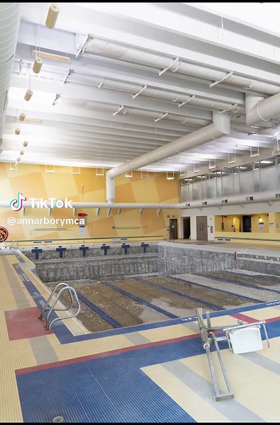 Out with the old, in with the NEW! After 56 days, our Aquatics Center is FINALLY reopened with freshly resurfaced pools for crystal clear visibility, plus a few more new additions✨ Stop by and try a few laps! #pool #ymca #fyp #shesback #aquatics