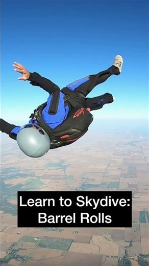 Learn To Skydive: barrel rolls
