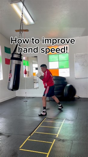 How to improve your hand speed! #boxing #boxingtraining #boxinglife #boxinglife #speed #boxeo #fitness | Boxing With Eddie
