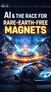 AI is speeding up the race for rare-earth-free magnets.