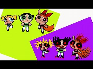 The PowerPuff Girls' Deathbed Funeral Characters As Horror / Monster Version