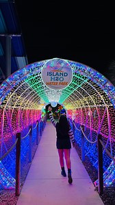 Dive into the holiday magic at Island H2O Water Park’s spectacular Holiday Nights event! ✨ Select nights until December 31st, experience a dazzling wonderland of lights, festive shows, and delicious holiday eats! 🍭🎅 All included in admission, and proceeds support Give Kids the World Village. #experiencekissimmee #IslandH2O #thingstodoinorlando #thingstodoinkissimmee #holidaysinorlando #holidays #holidayslight | Experience Kissimmee, Florida