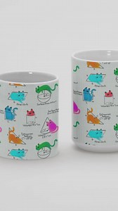 Cat Math Mug, Funny Math Cats Coffee Cup, Cute Cat Gift Scientist Mathematician, Math Student Teacher Gift, STEM Math Mug, Cat Lover Gift - Etsy