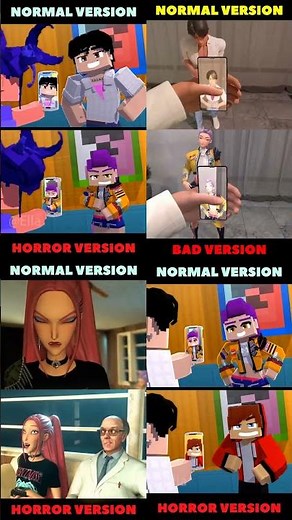 Horror Vs Normal with Rumi, Jinu and Lily😱Complete (Minecraft x Kpop Demon Hunters) #minecraft