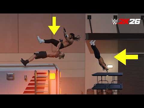 WWE 2K26: 14 Ways To Hit German Suplex (Crazy Ways)