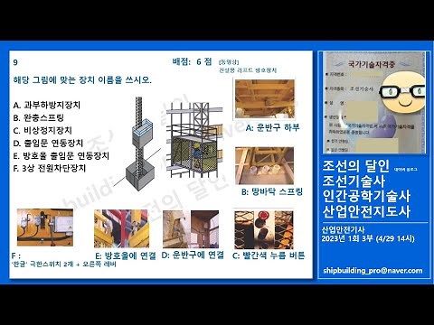 건설용 리프트 방호장치 (산업안전기사 실기 작업형)