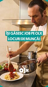 Paste, lasagna, tiramisu - la oricare ești expert, îți găsești pe OLX Locuri de muncă un job în care să câștigi bani gătind ceea ce-ți place. | OLX Romania