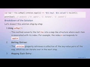 Harnessing the Power of Dart: How to Transform a HashMap and Enhance Your Flutter Widgets