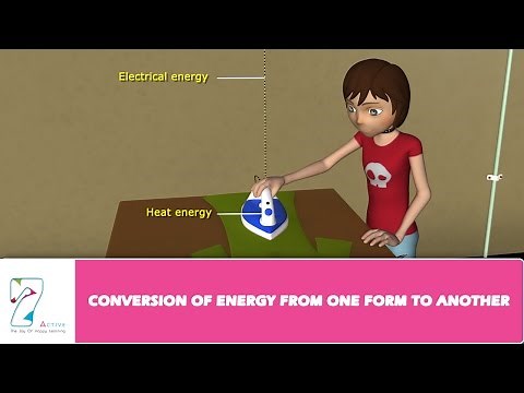 CONVERSION OF ENERGY FROM ONE FORM TO ANOTHER