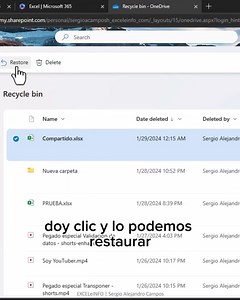 🔥 Cómo recuperar un archivo de Excel que borré accidentalmente? | EXCELeINFO