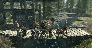 The Skyrim Together Reborn multiplayer mod is out now, bringing major updates and 2-8 player co-op