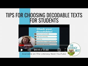 Tips for Choosing Decodable Texts for Students | Emily Gibbons | The Literacy Nest
