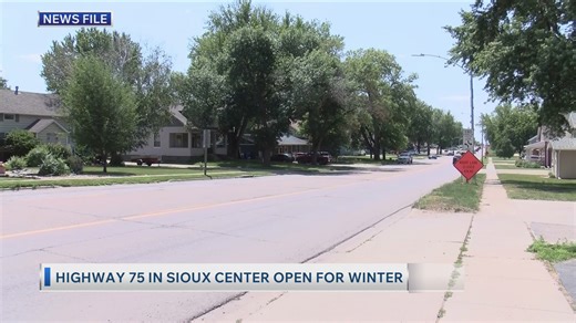 Highway 75 In Sioux Center Open For Winter