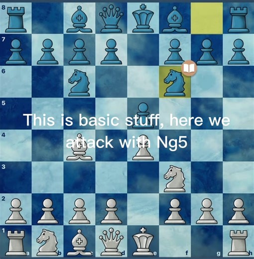 The Fried Liver Attack is one of the most aggressive and exciting openings in chess. It is commonly played by beginners and intermediate players because it creates immediate threats against the opponent’s king and often leads to sharp tactical positions. The opening comes from the Italian Game and usually appears after the moves 1.e4 e5 2.Nf3 Nc6 3.Bc4 Nf6 4.Ng5. White immediately attacks the weak f7 square, which is considered one of the weakest points in Black’s position at the beginning of th