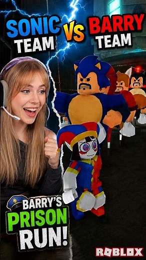 Sonic vs Barry! 😱🔥 | Roblox #shorts
