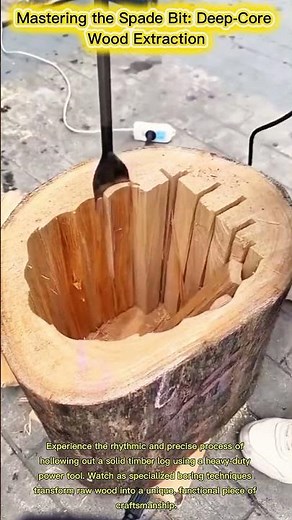 Mastering the Spade Bit: Deep-Core Wood Extraction