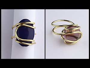 Wire Wrapped Stone Ring Tutorial