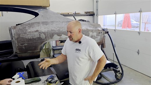 STEP 1 - Stripping the metal. | TLC Restorations