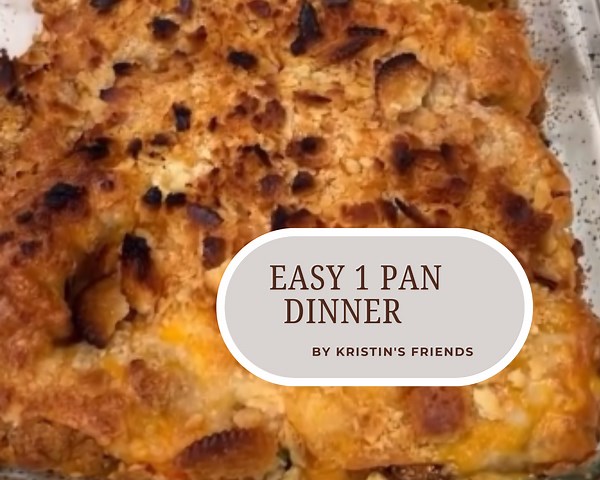 Easy 1 pan dinner! Ready fast and tastes amazing