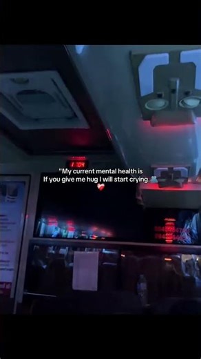 My current mental health is If you give me hug I will start crying