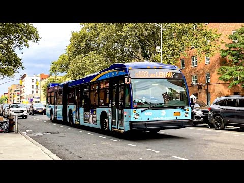 New York City Bus 2018 Nova Bus LFS Artic 5502 M103 Bus @ Lexington Avenue-113th Street