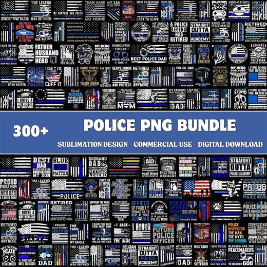 Police PNG Mega Bundle – Law Enforcement Clipart, Patrol Car, Officer Shirt Designs, Digital Download - Etsy