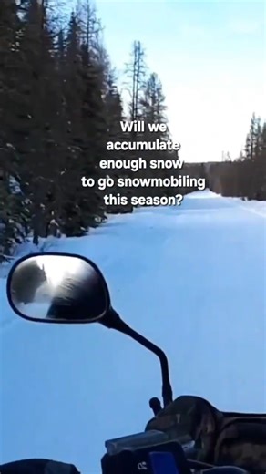 Maybe THIS year? Snowmobiler's lament.