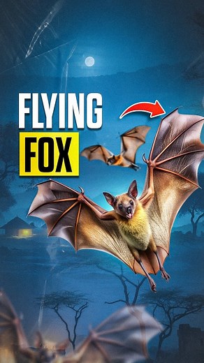 Aalekh Kapoor on Instagram: "🦇Flying Fox — the world’s largest species of bat 🦇 Found across India, Southeast Asia, and Australia, these fruit bats have a wingspan up to 5 feet! 🌏 Despite their size, they’re harmless — feeding only on fruits, nectar, and flowers 🍌🌺 They play a vital ecological role: pollinating trees like banana, mango, and eucalyptus 🌳 Each night, they fly dozens of kilometers spreading seeds that help forests regrow 🌱 Many trees in tropical regions literally depend on b