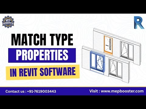 Match Type Properties in Revit – Step-by-Step Tutorial!