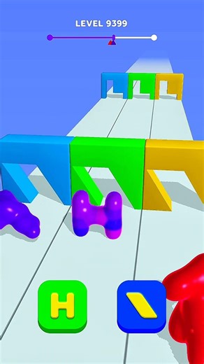 Best Fun Game Ever(blob Shifter 3D) Level-9399 #games #shorts #funny #trending #gameplay #roblox