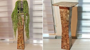 DIY Cardboard Flower Stand Project