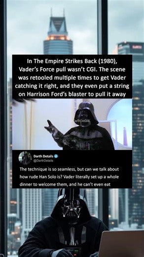 Vader’s Force Pull vs Han’s Rude Dinner