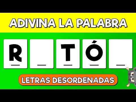 ADIVINA LA PALABRA OCULTA 🧠​👀 ¿Cántas palabras puedes reconocer?