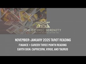 Earth Signs: Career + Finance for November|December|January