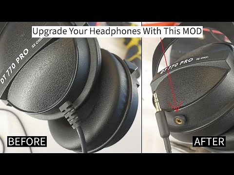 Beyerdynamic Headphone Detachable Cable Mod DIY